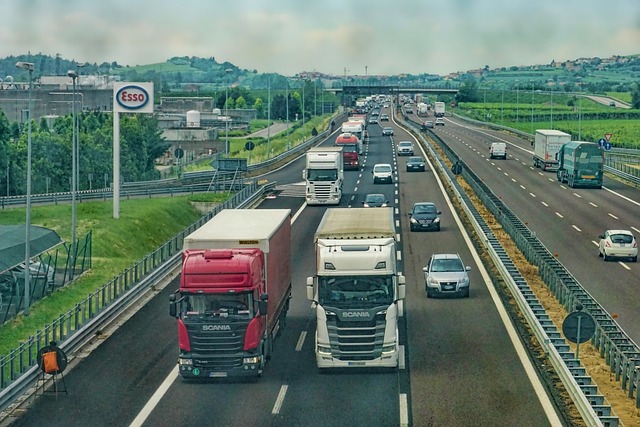 De transportpositie van Luxemburg